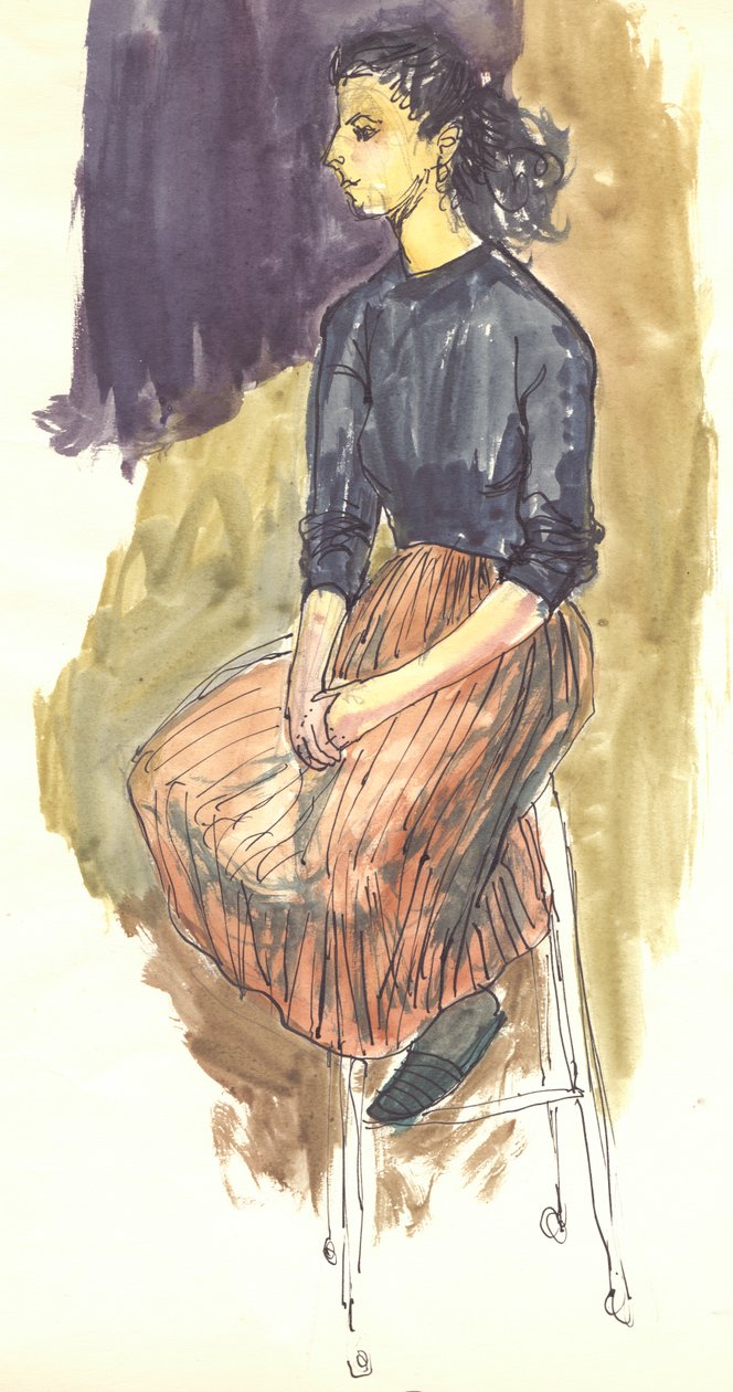 Seated Woman by Shirley Markham