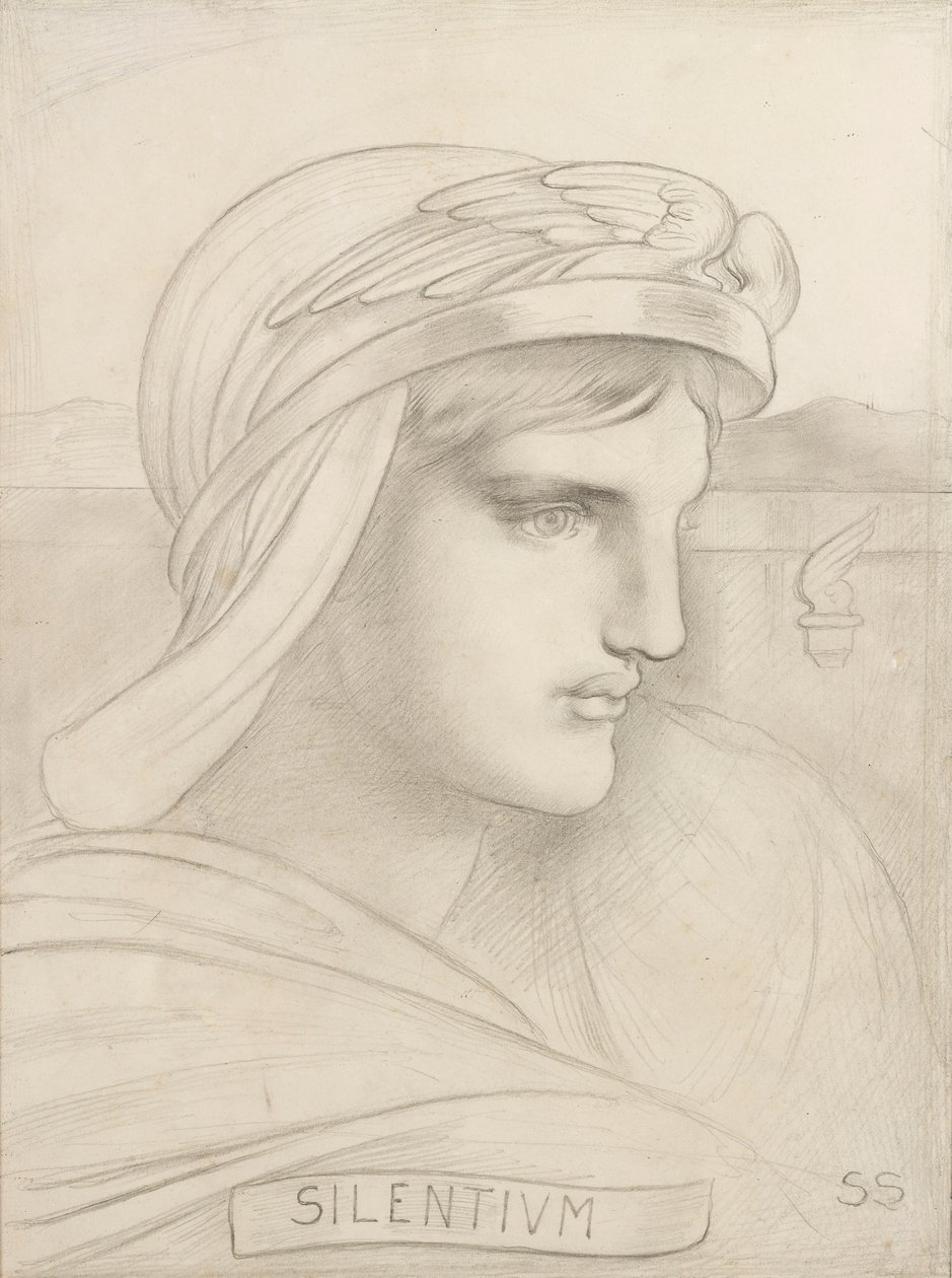 Silentium by Simeon Solomon