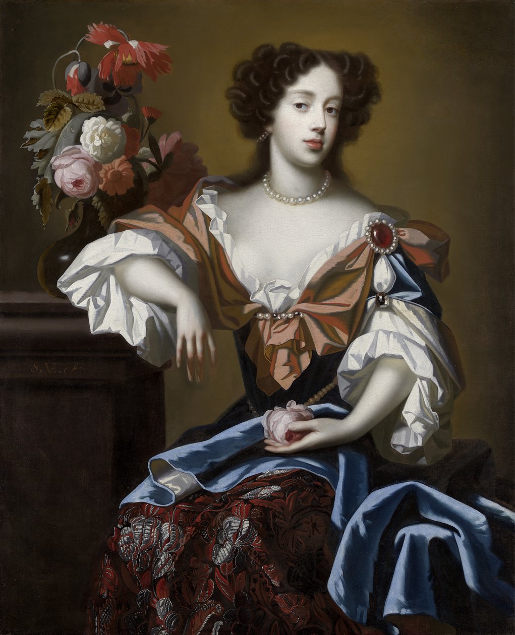 Mary of Modena, c.1680 by Simon Peeterz Verelst