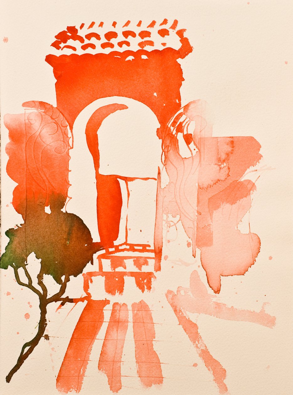 Red gate, 2016 by Simon Fletcher