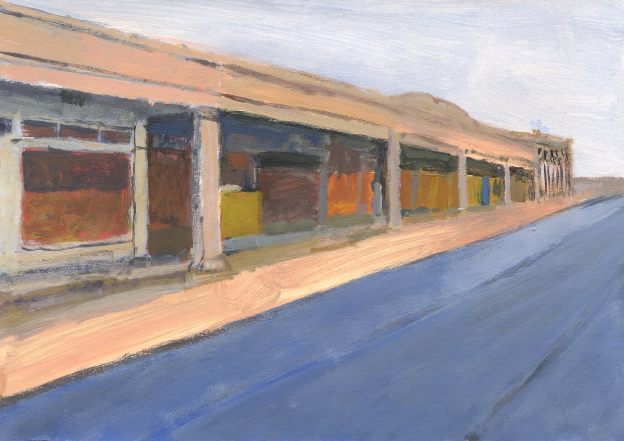 Strip mall 6, 2023 by Simon Neville