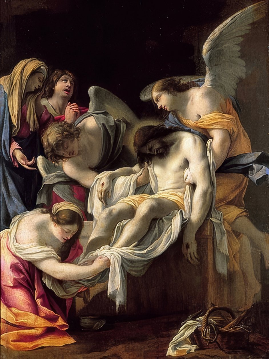 The Entombment of Christ by Simon Vouet