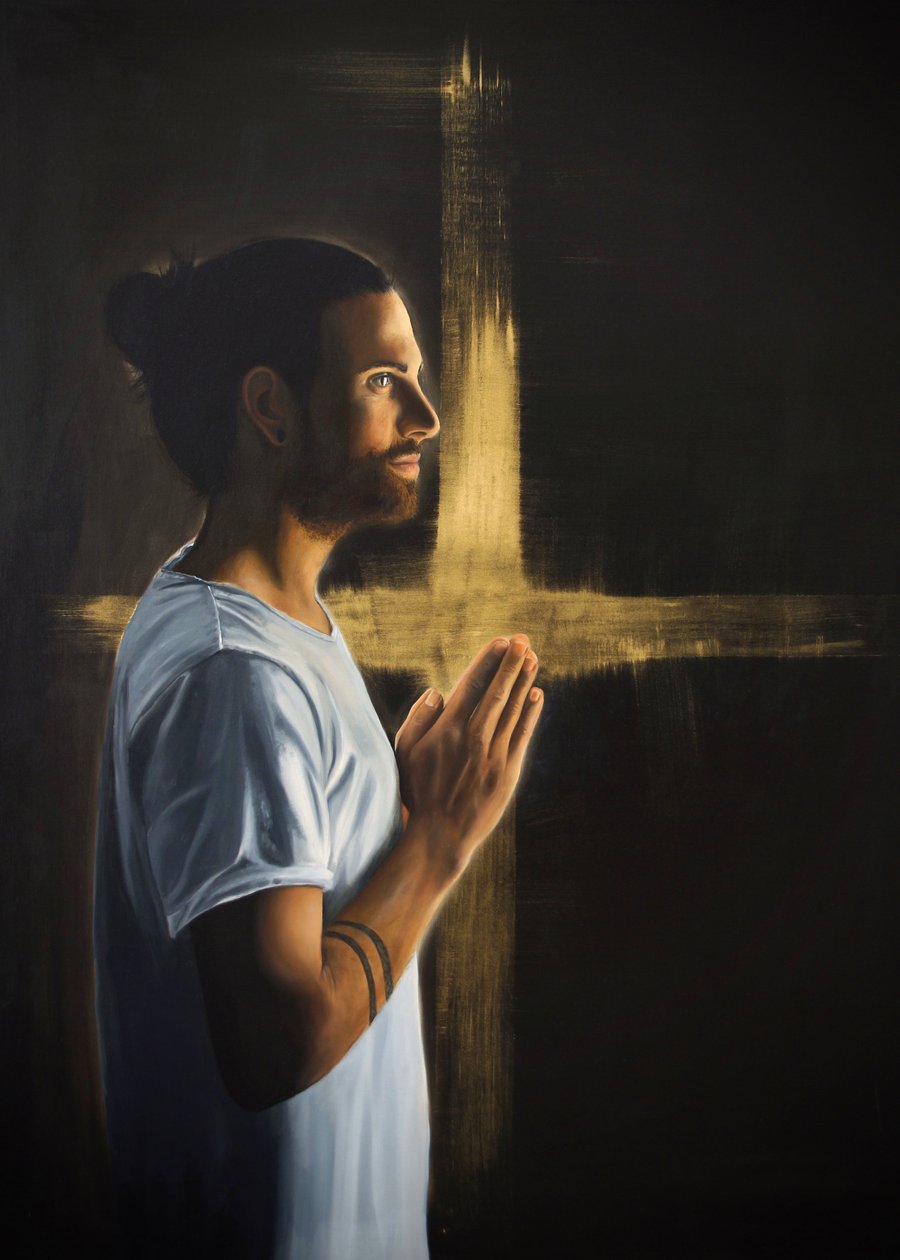 Golden Cross by Simone Amon