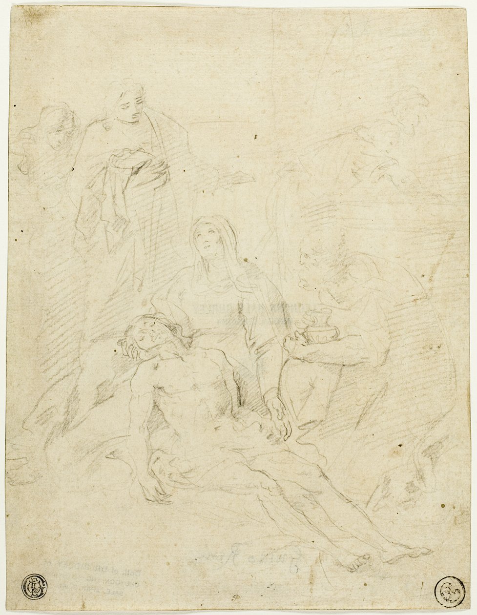 Pieta by Simone Cantarini