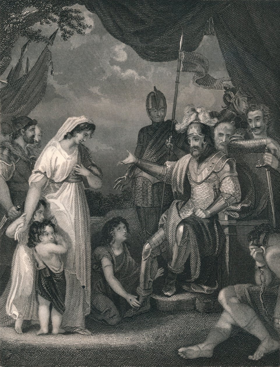 Alfred Liberating the Family of Hastings by Singleton