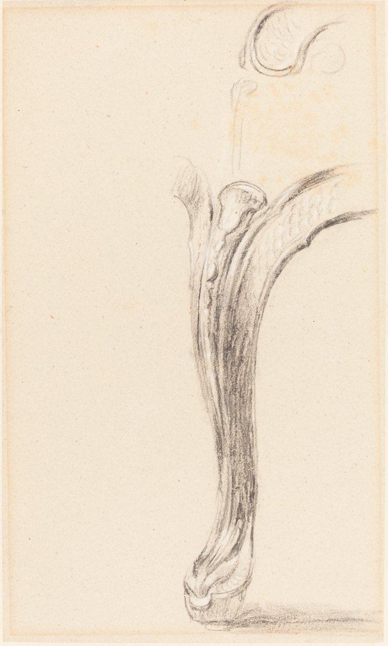 Study of a Chair Leg by Sir David Wilkie