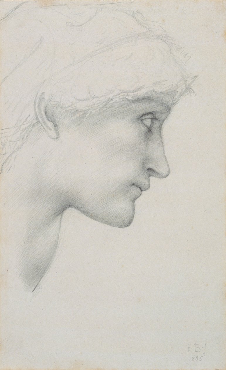 Head by Sir Edward Coley Burne Jones