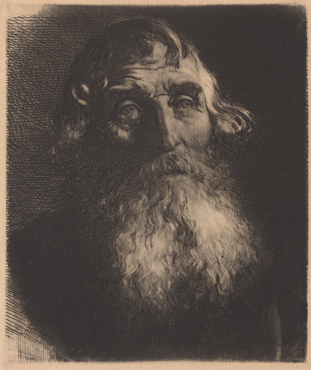 Old Man by Sir Hubert von Herkomer