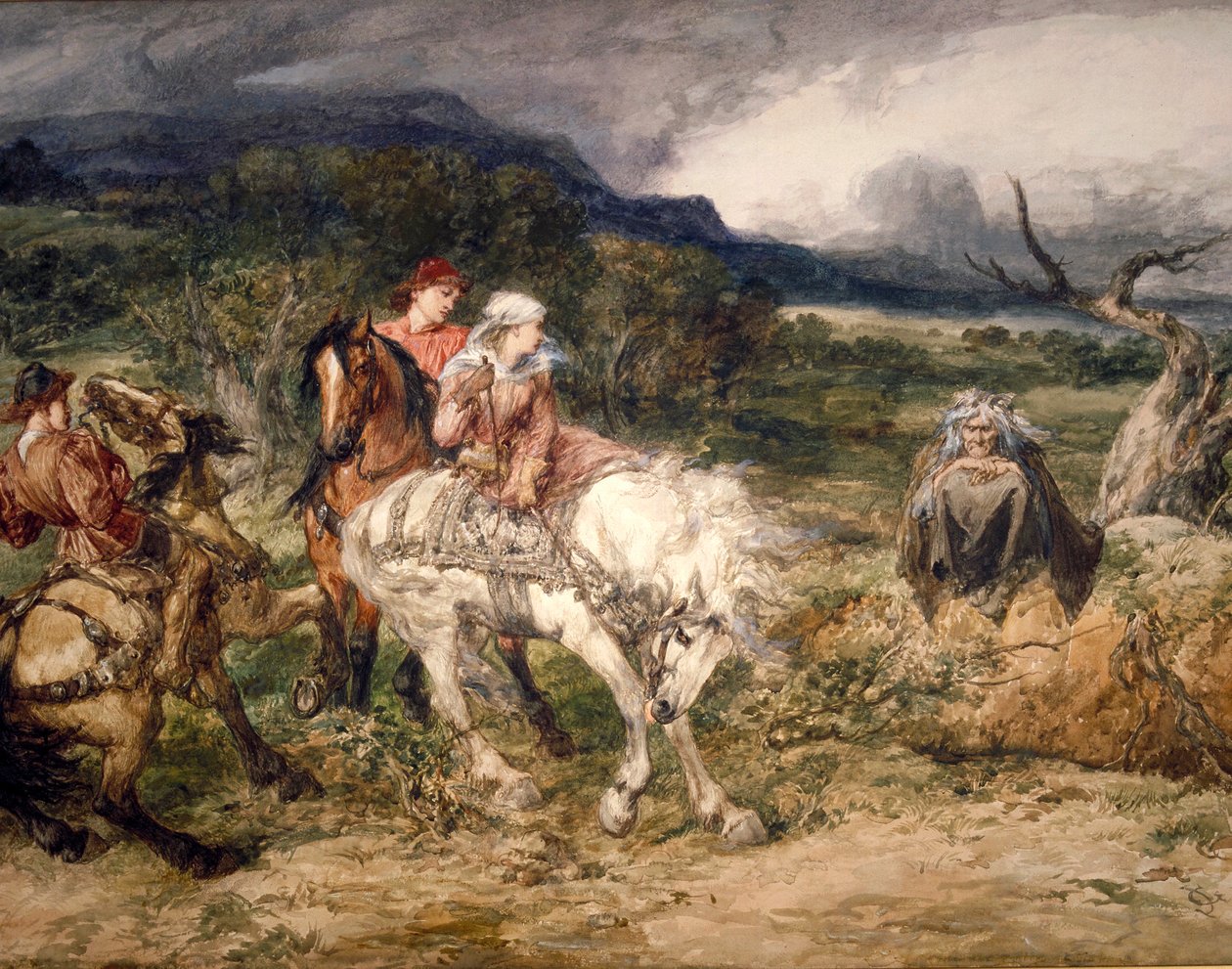The Witch by Sir John Gilbert