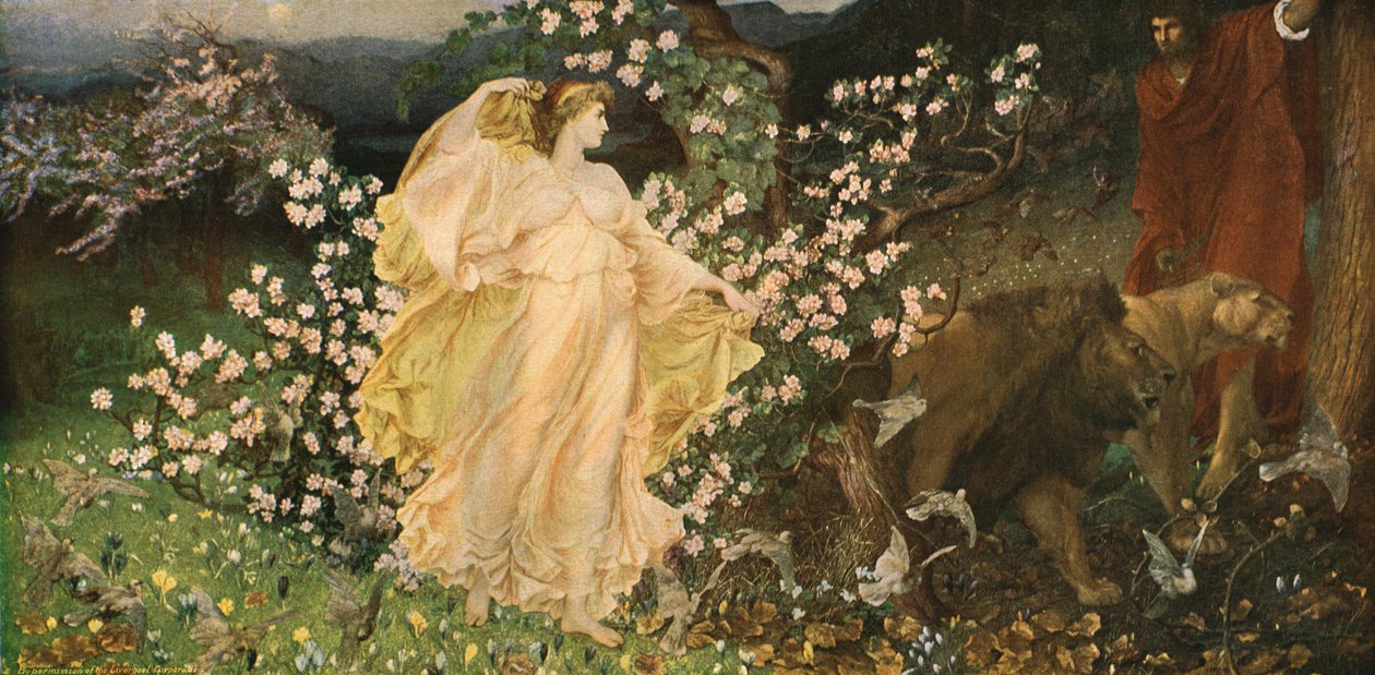 Venus and Anchises, c1889-1890, c1930 by Sir William Blake Richmond