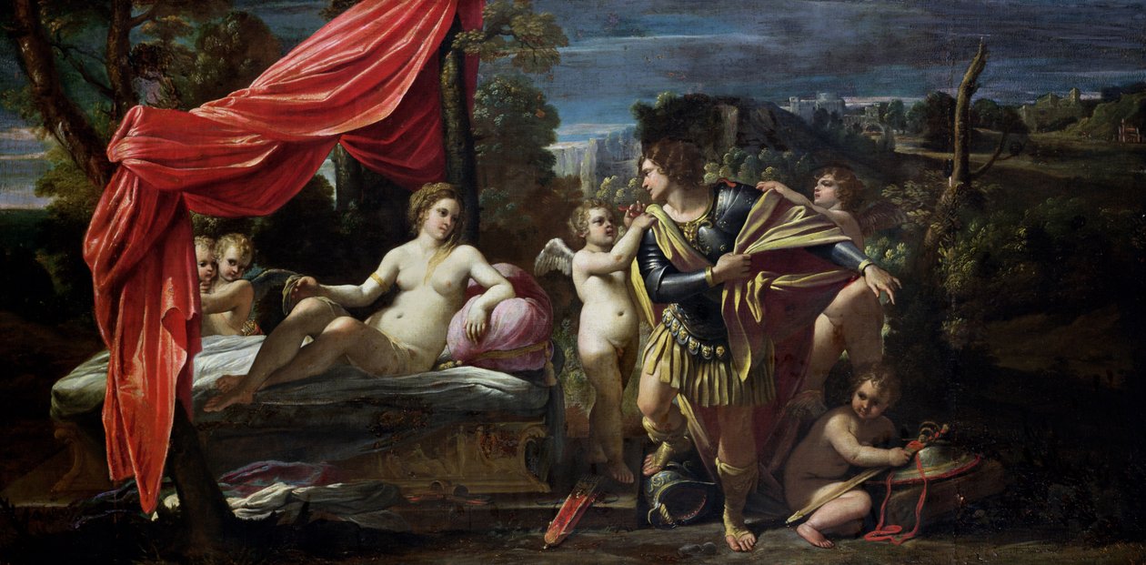 Mars and Venus, before 1620 by Sisto Badalocchio