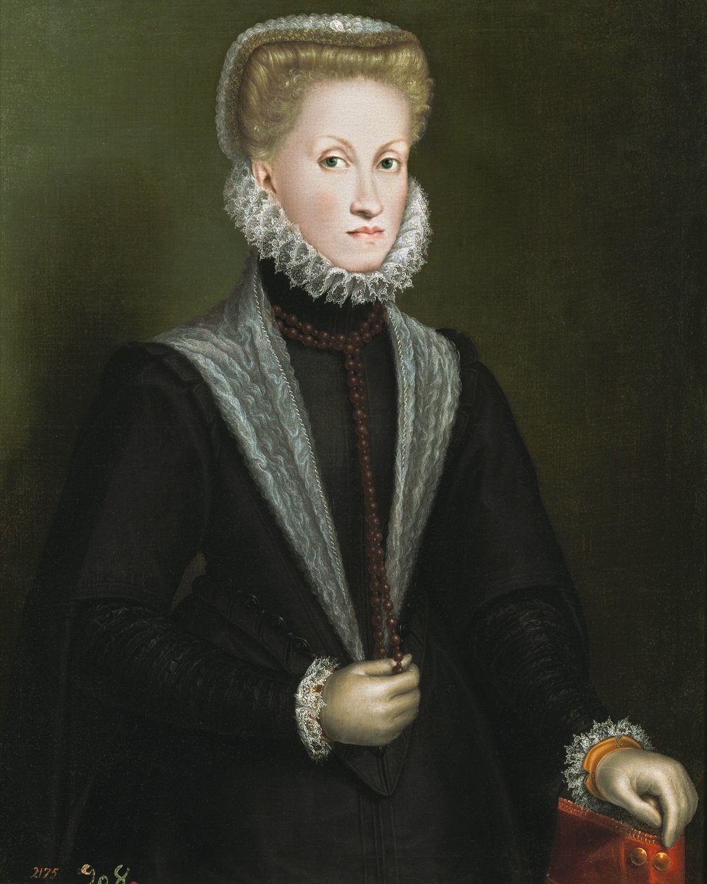 Anne of Austria, Queen of Spain, wife of Philip II of Spain, c.1573 by Sofonisba Anguissola