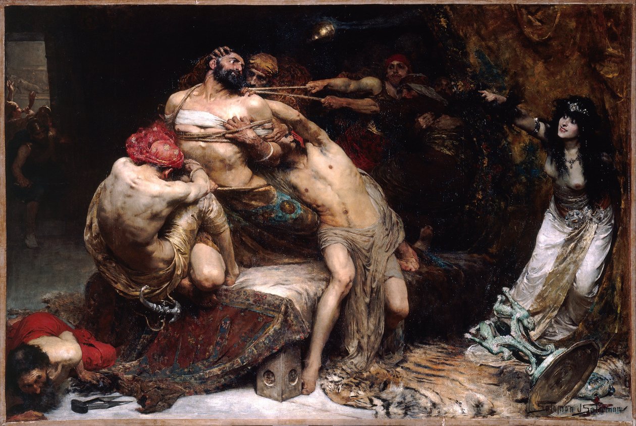 Samson by Solomon J Solomon