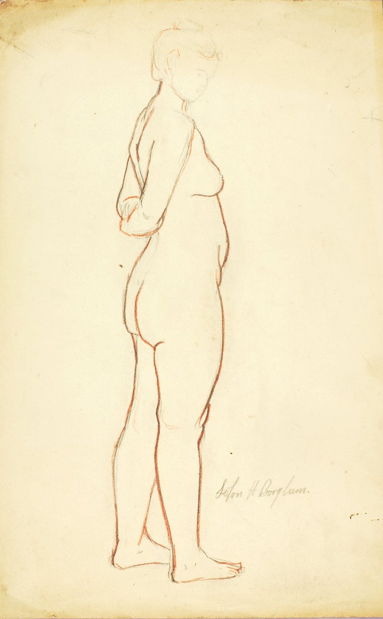 Nude by Solon H. Borglum