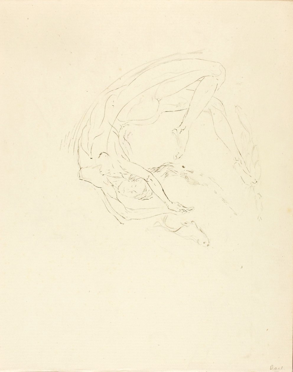 The Plunge #4 by Solon H. Borglum