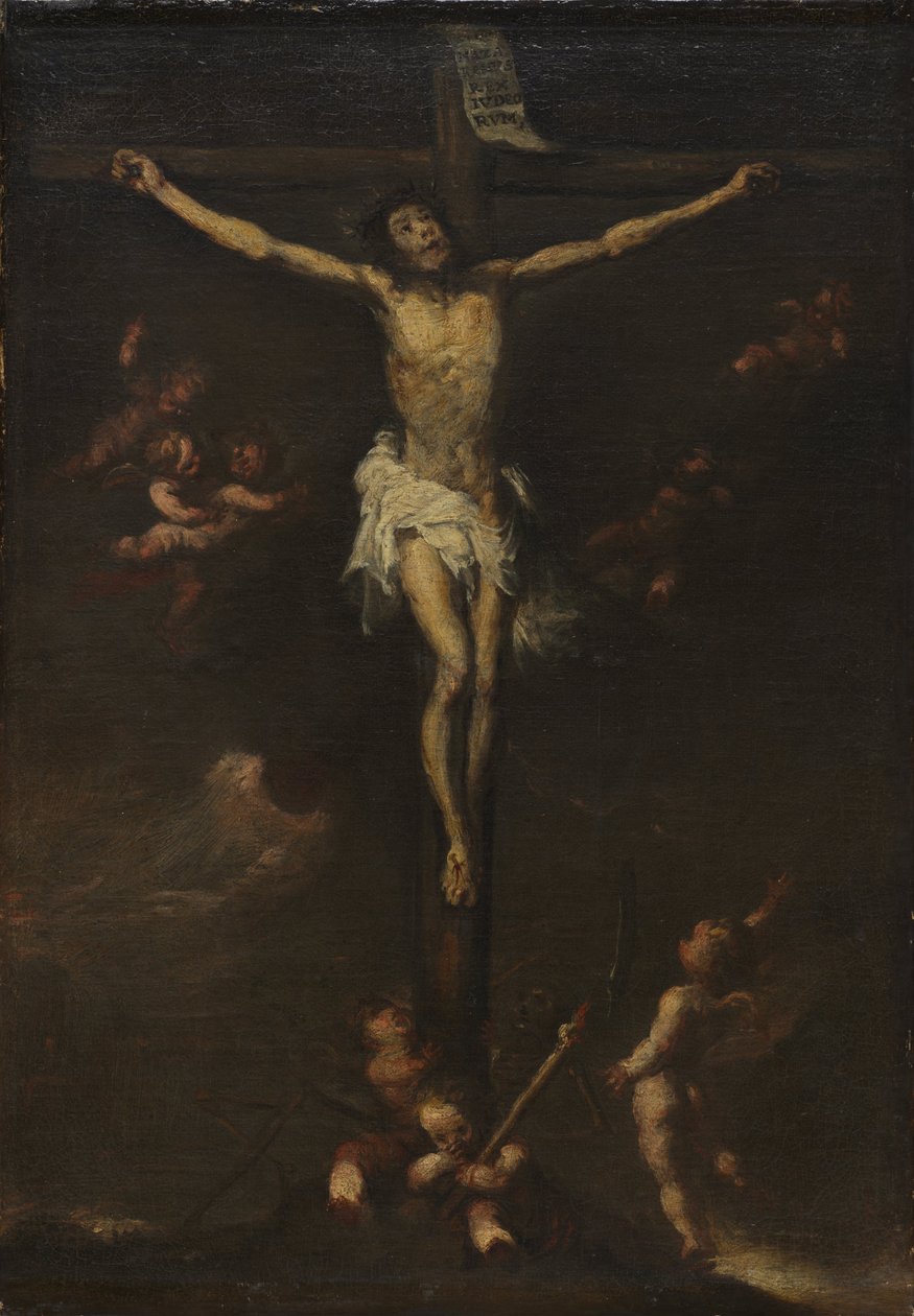 Crucifixion by Spanish School