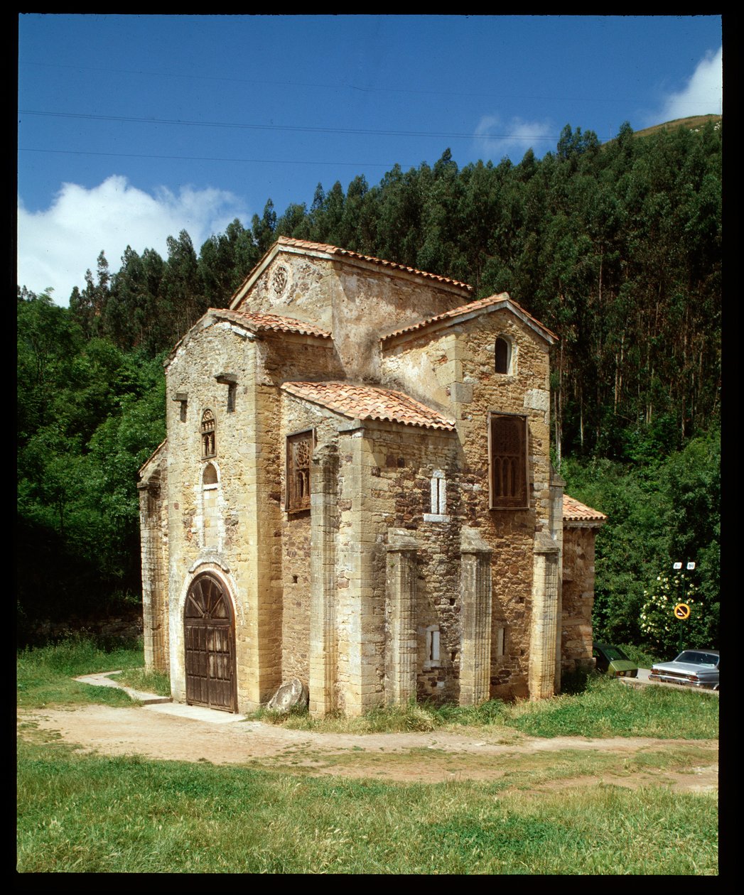 View of the church by Spanish School