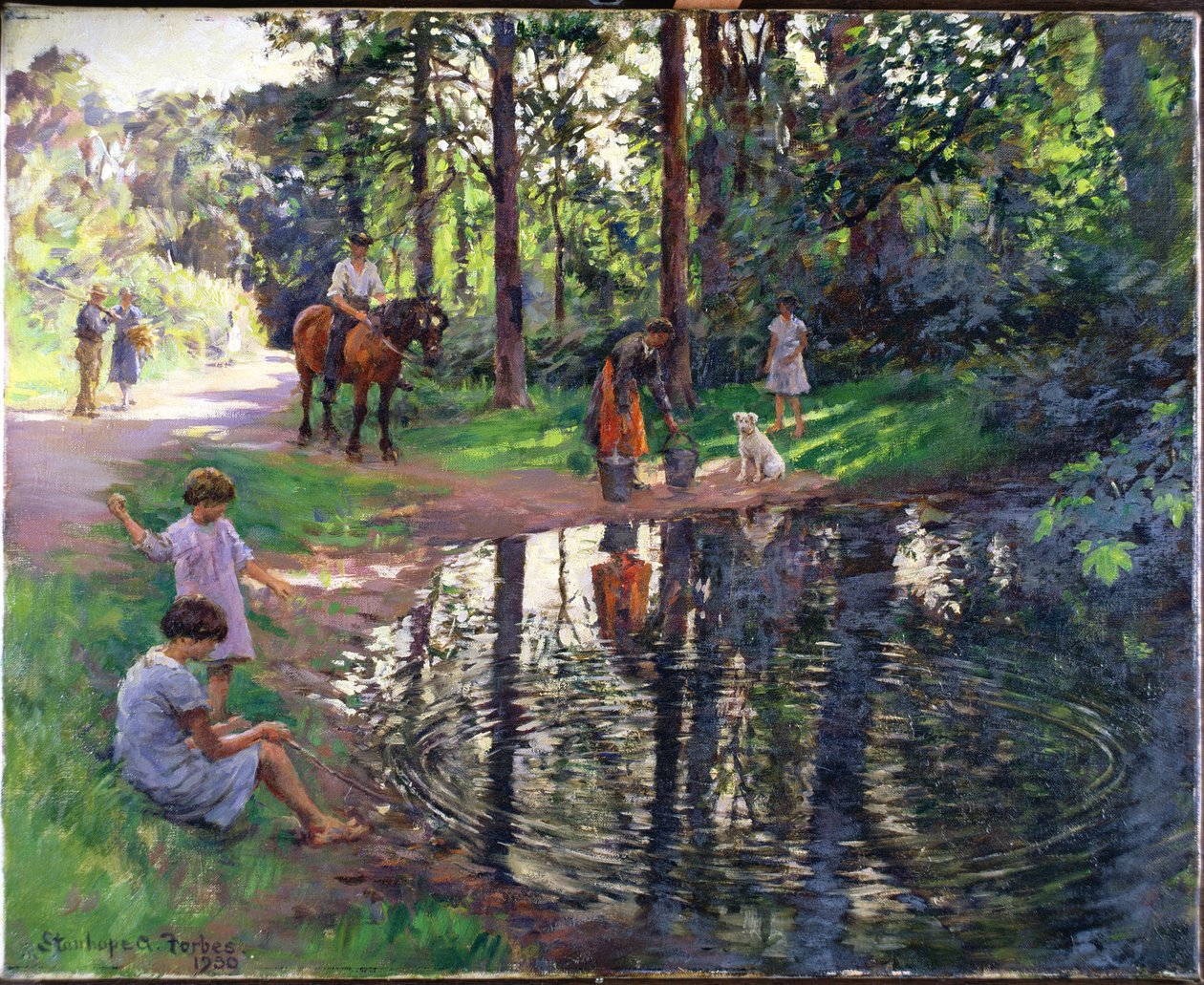 The Pond by Stanhope Alexander Forbes