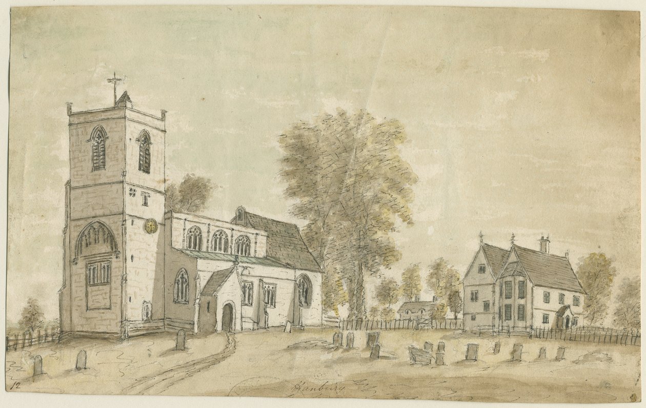 Hanbury Church by Stebbing Shaw