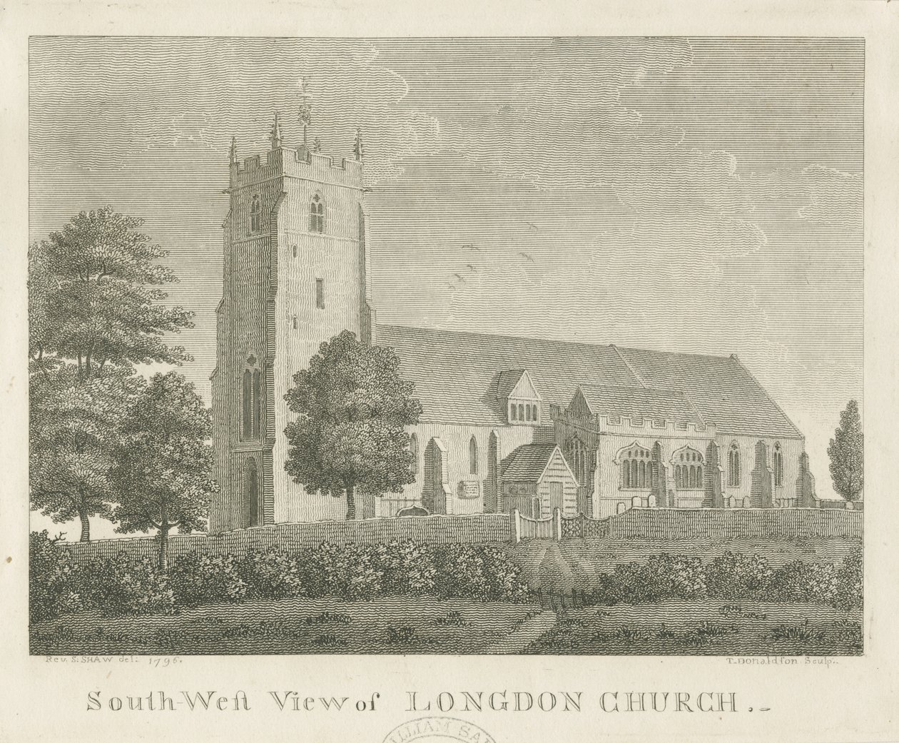 Longdon Church by Stebbing Shaw