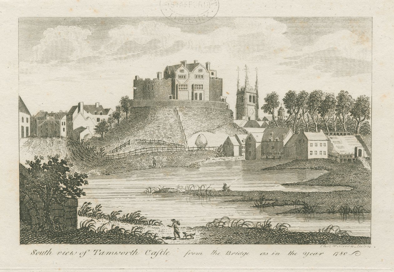 Tamworth Castle by Stebbing Shaw
