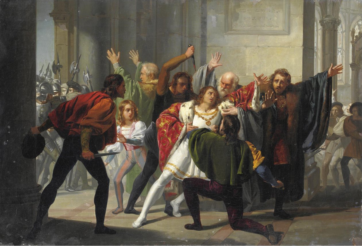 The Pazzi Conspiracy by Stefano Ussi