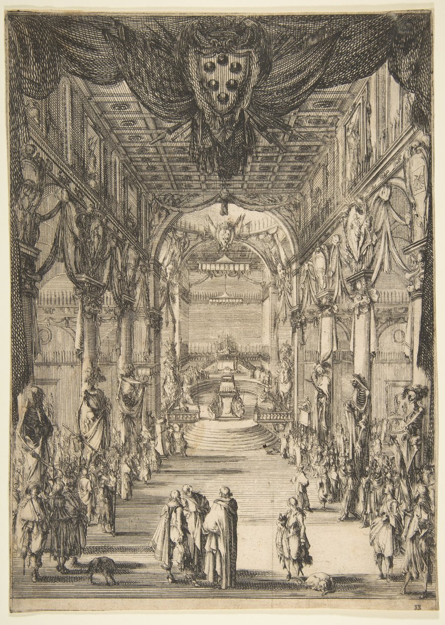 Funeral of Francesco de Medici by Stefano della Bella