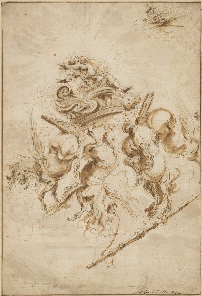 The Fall of Phaeton by Stefano della Bella