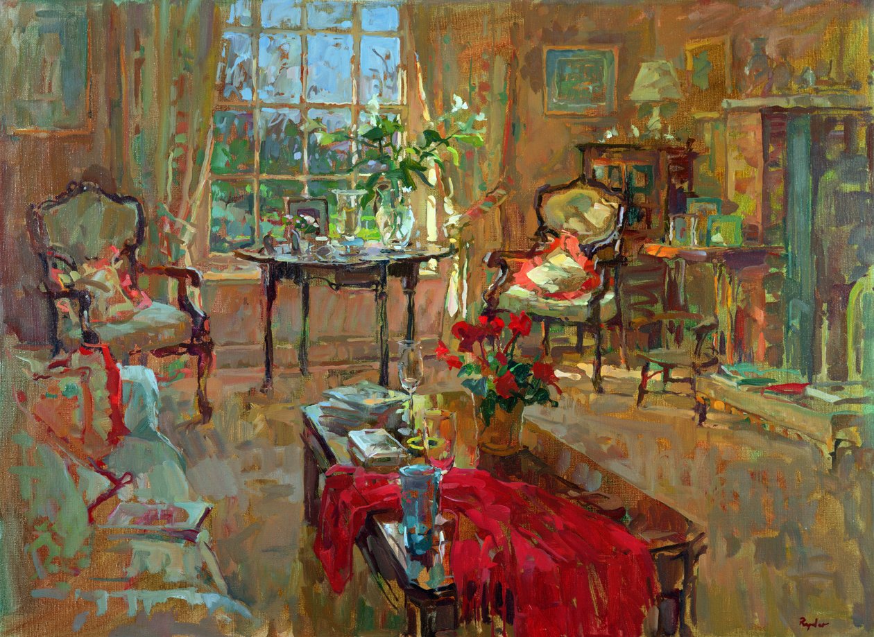 Sunlight with Lilies by Susan Ryder