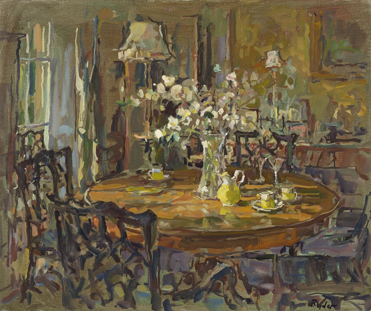 The Small Dining Room by Susan Ryder