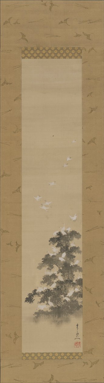 Egrets by Suzuki Kiitsu