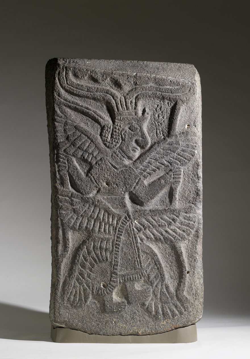 Slab with Six-Winged Goddess, Tell Halaf by Syrian