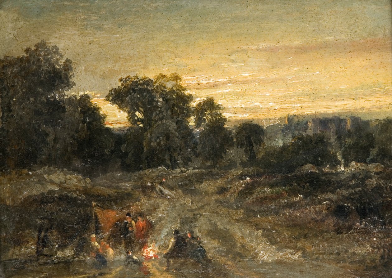 A Gypsy Encampment by T. Mason