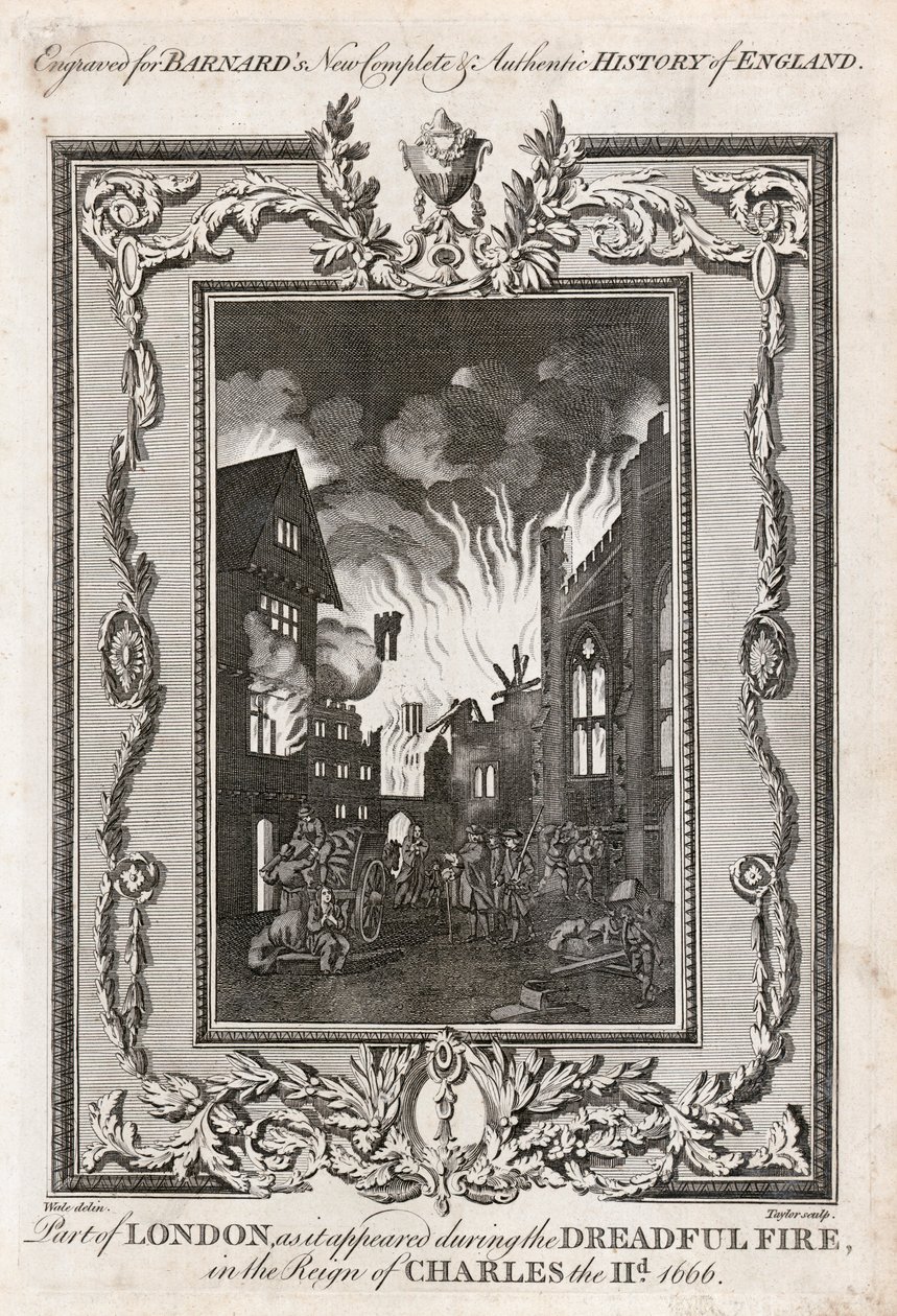 Great Fire of London by Taylor