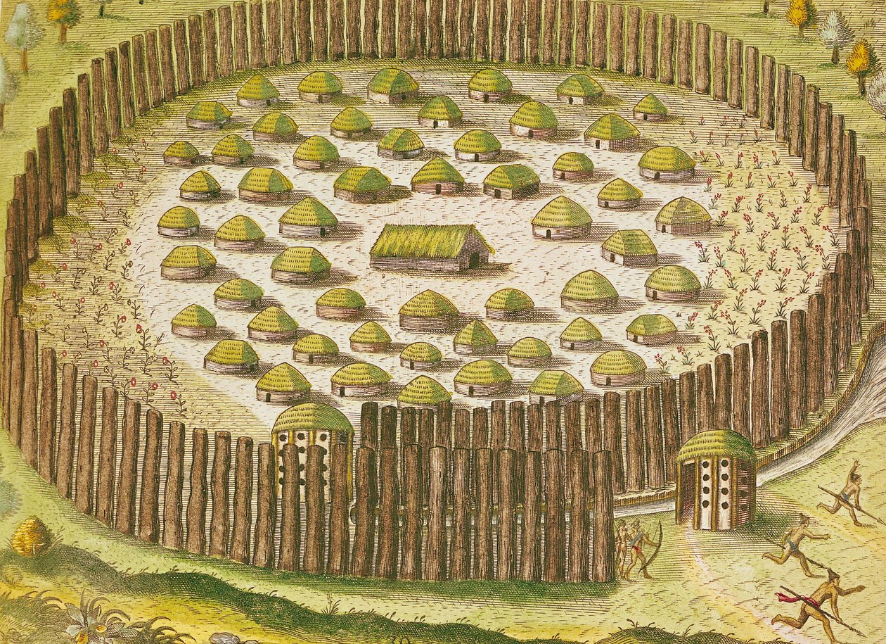 Fortified Indian Village, from 