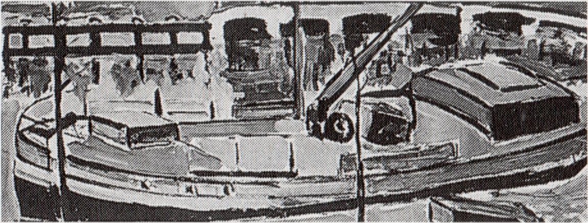 Boat in a Canal by Theo van Doesburg