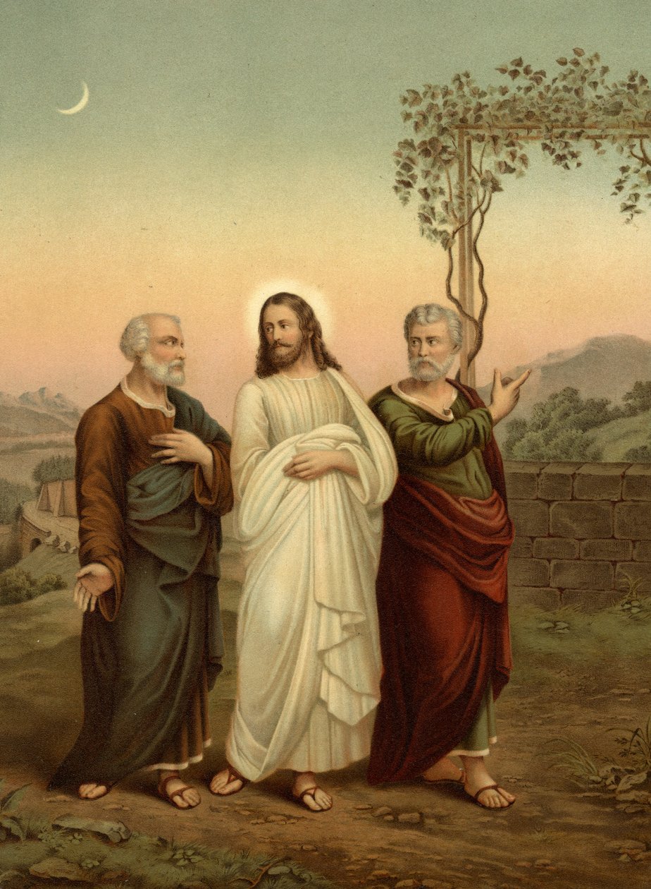 Christ and the Disciples of Emmaus by Theodor Klenk