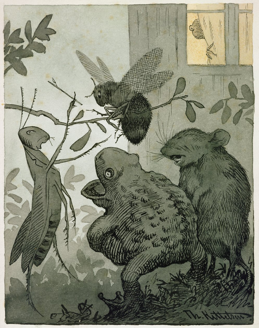 A Serenade by Theodor Kittelsen
