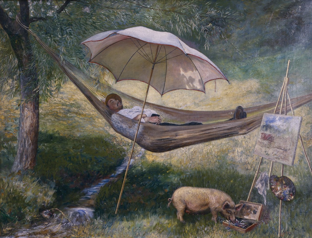Self Portrait by Theodor Kittelsen