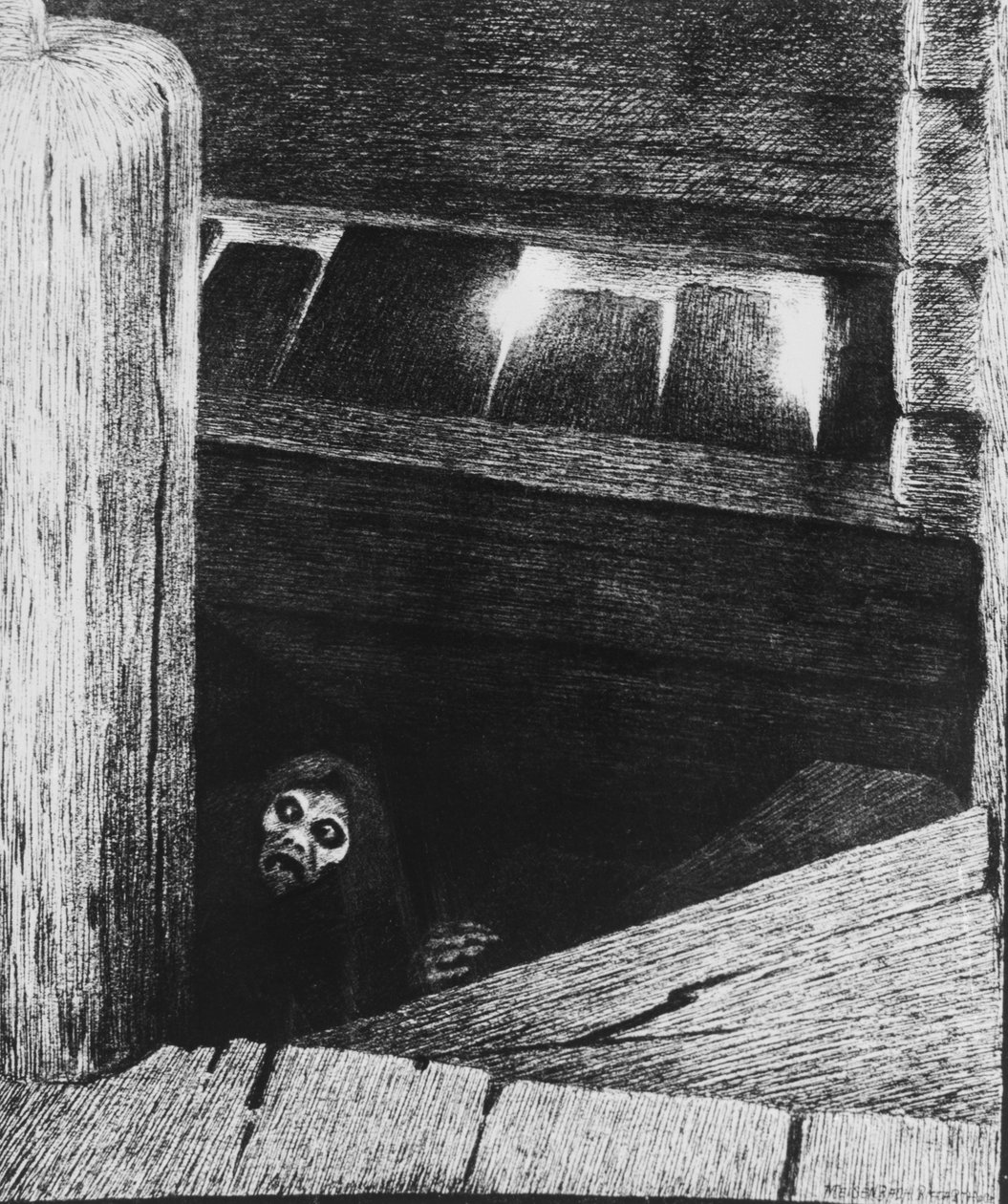 The Black Death by Theodor Kittelsen
