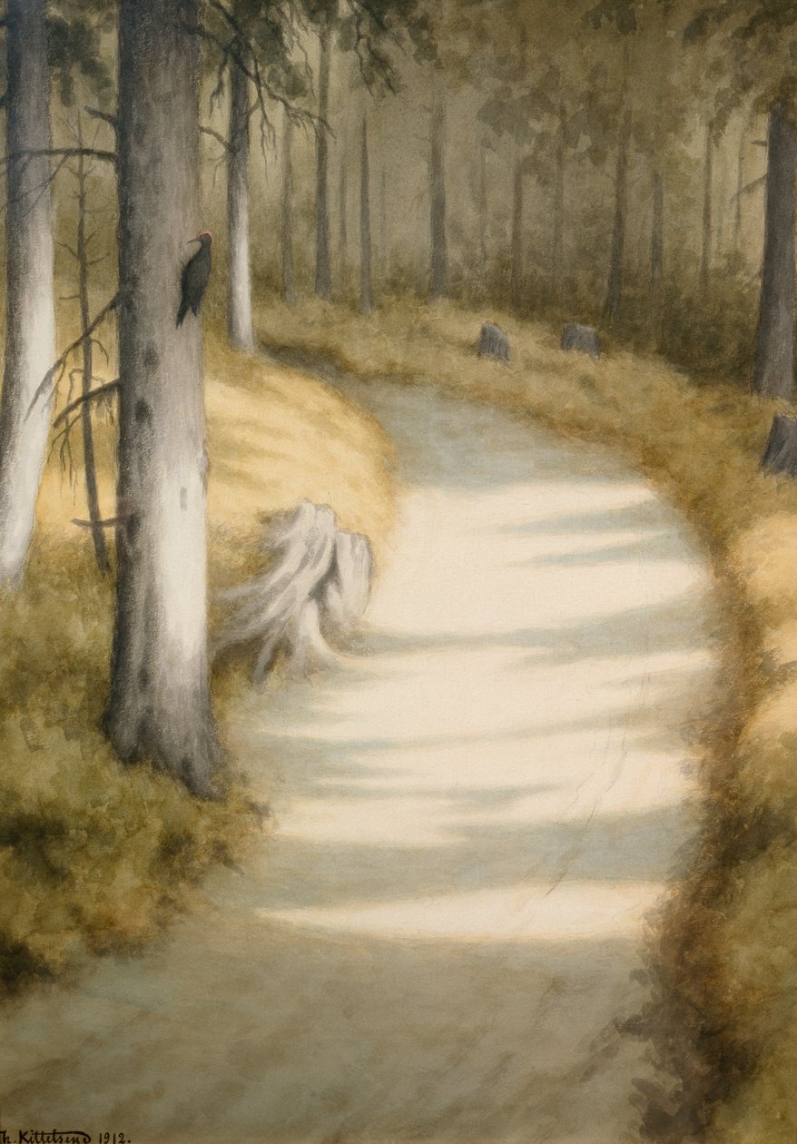 Woodpecker by Theodor Kittelsen