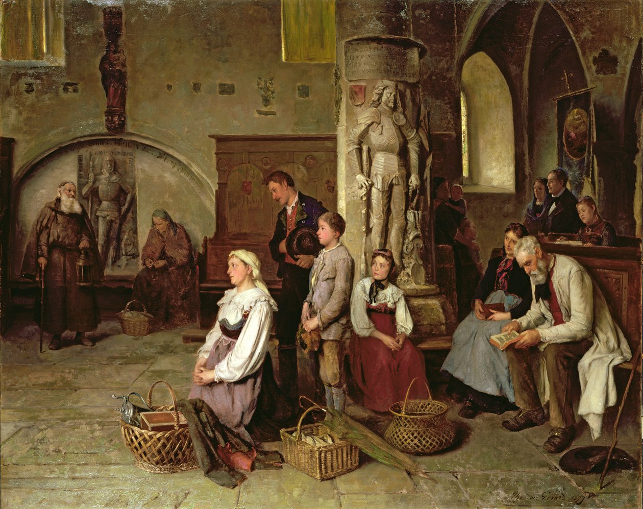 In the Church by Theodore Gerard