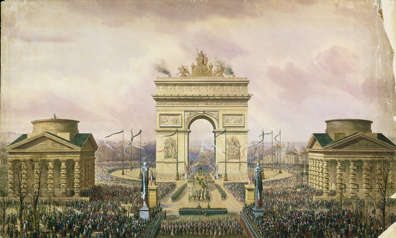 Return of the Ashes of the Emperor to Paris, 15th December 1840 by Theodore Jung