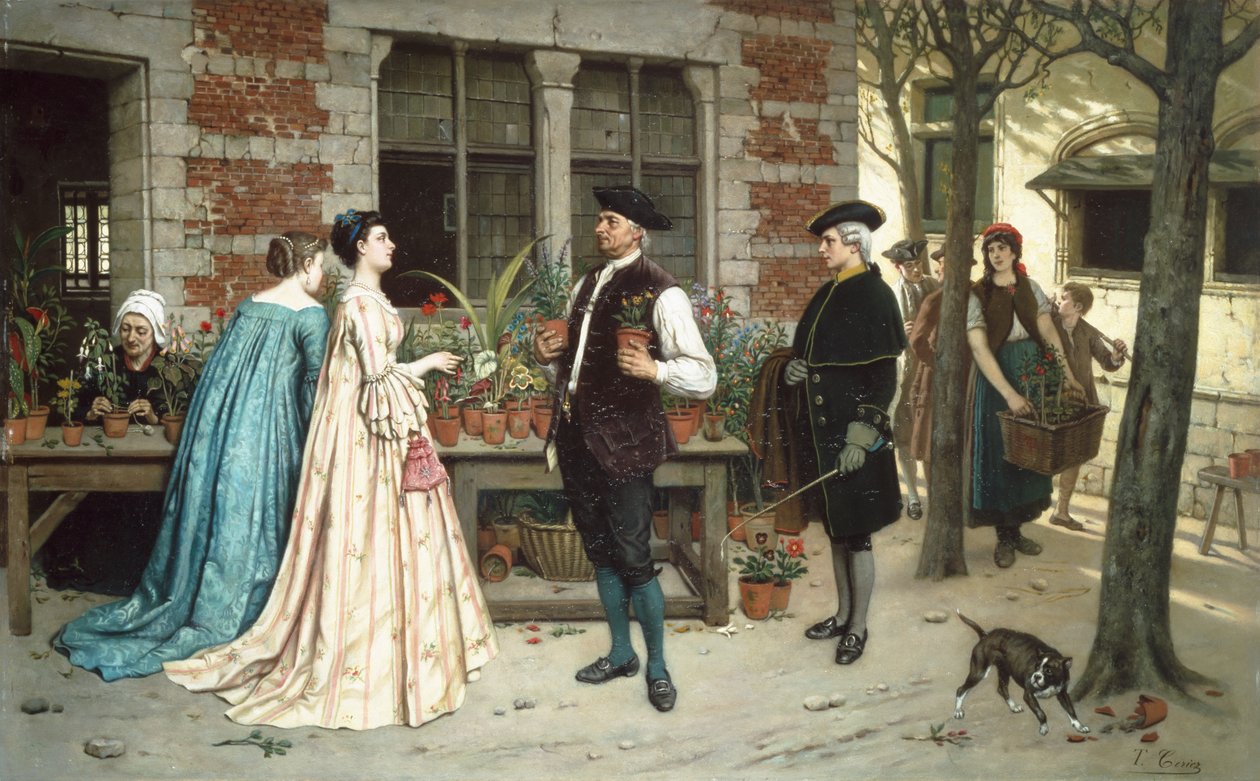 The Flower Seller by Theodore Ceriez