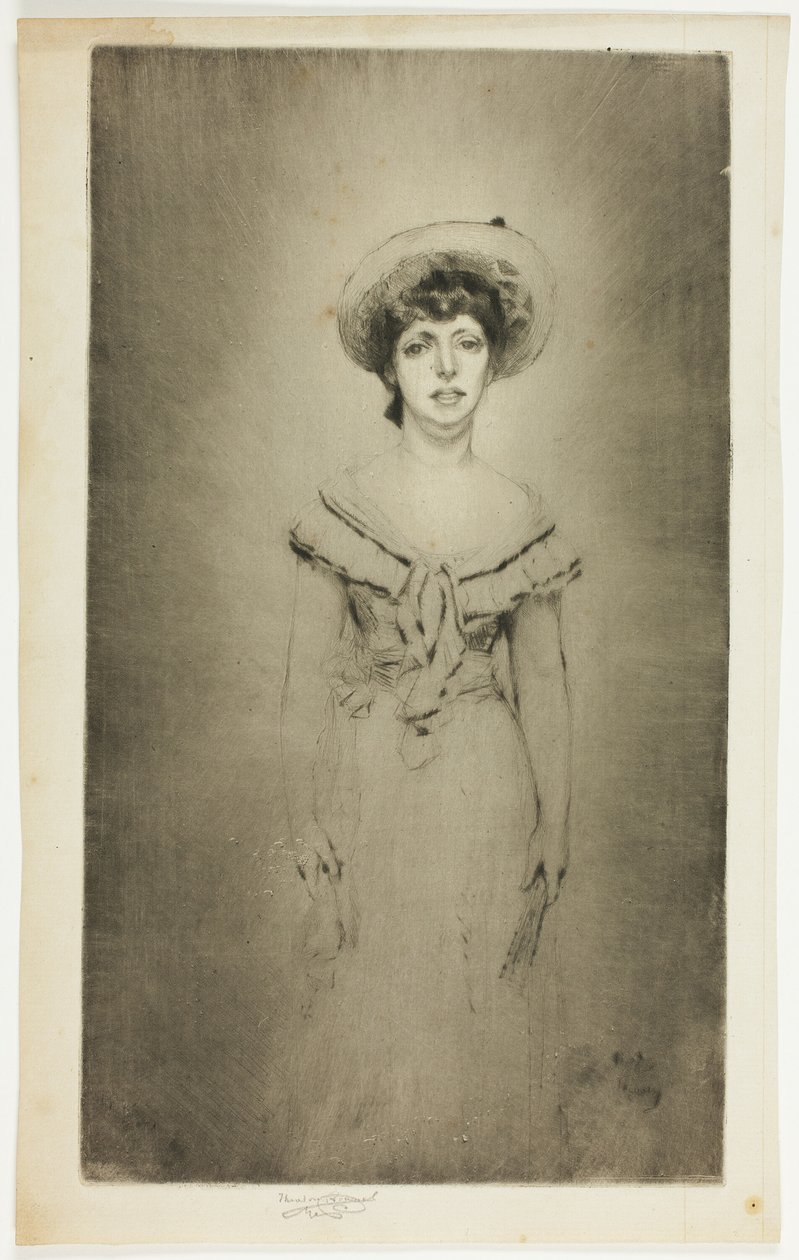 Portrait of Miss Hetty Pettigrew by Theodore Roussel