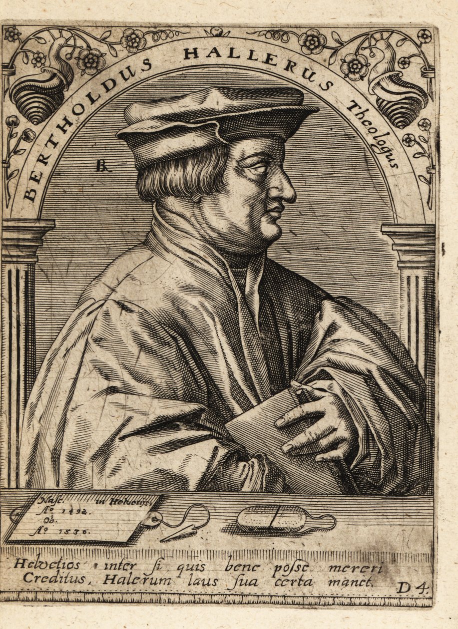 Berchtold Haller by Theodore de Bry