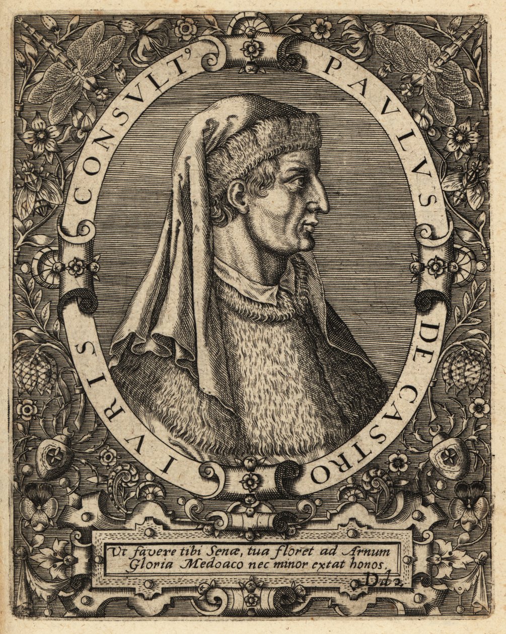 Paulus Castrensis by Theodore de Bry