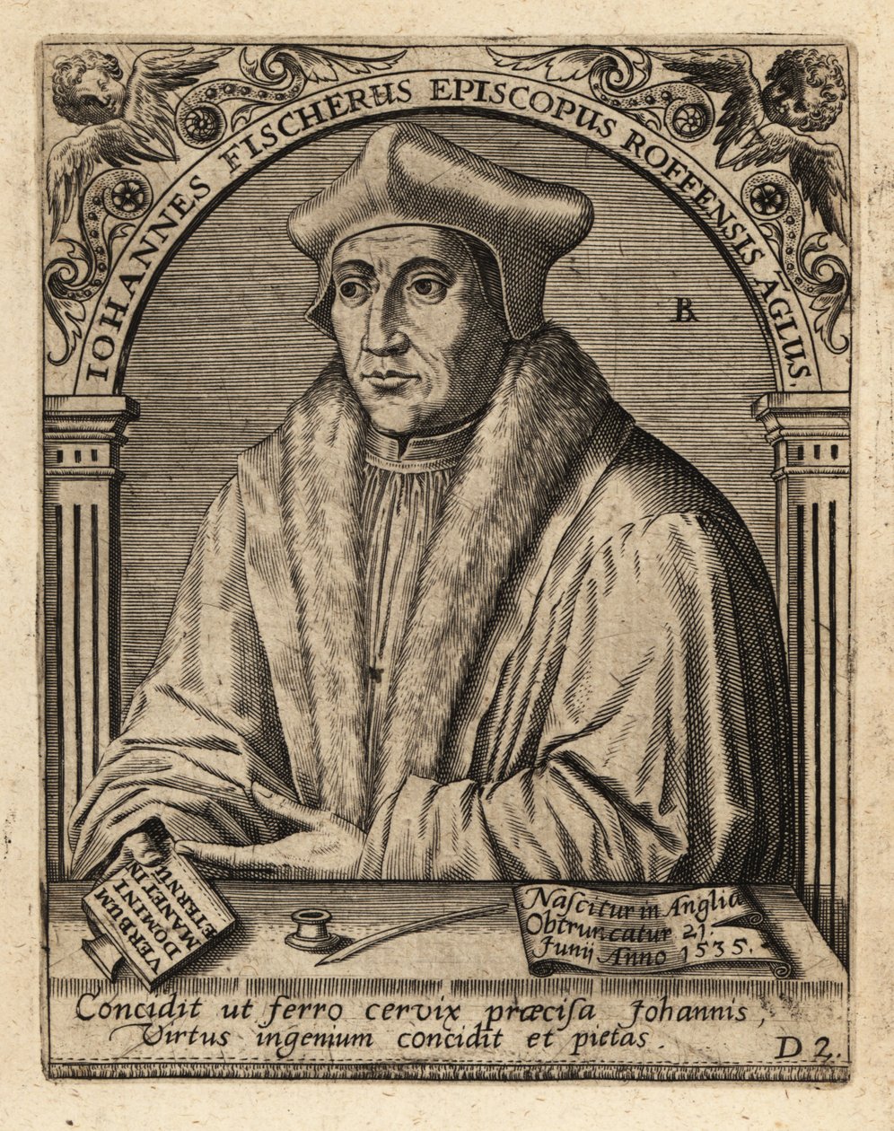 Saint John Fisher by Theodore de Bry