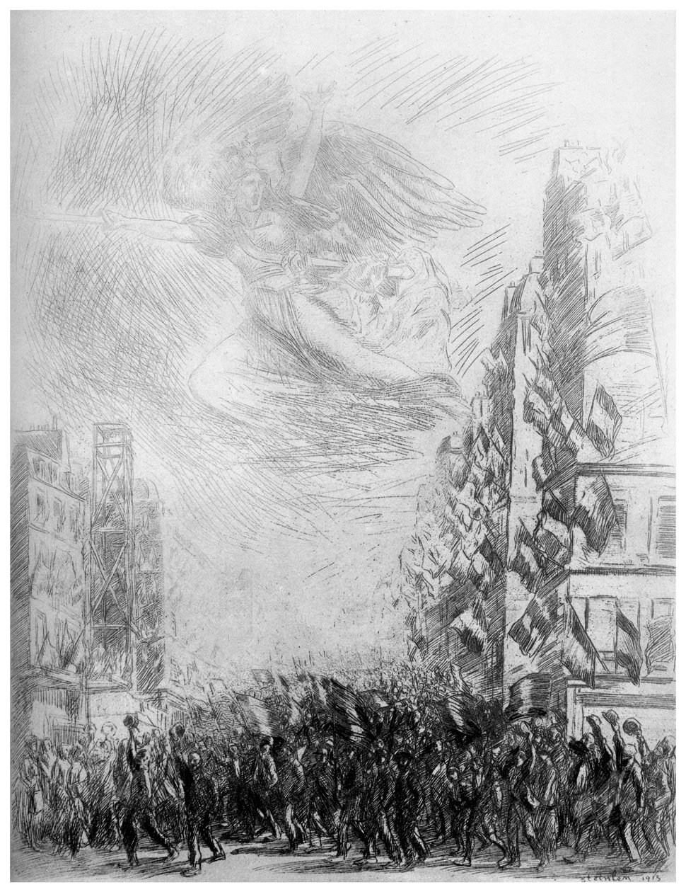 2nd August by Theophile Steinlen
