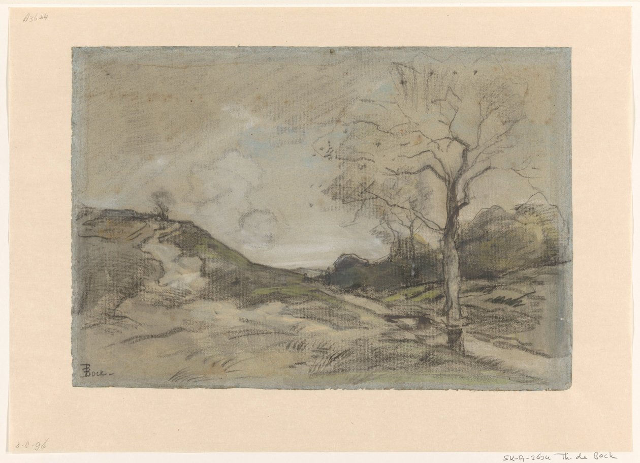 Dune Landscape by Theophile de Bock